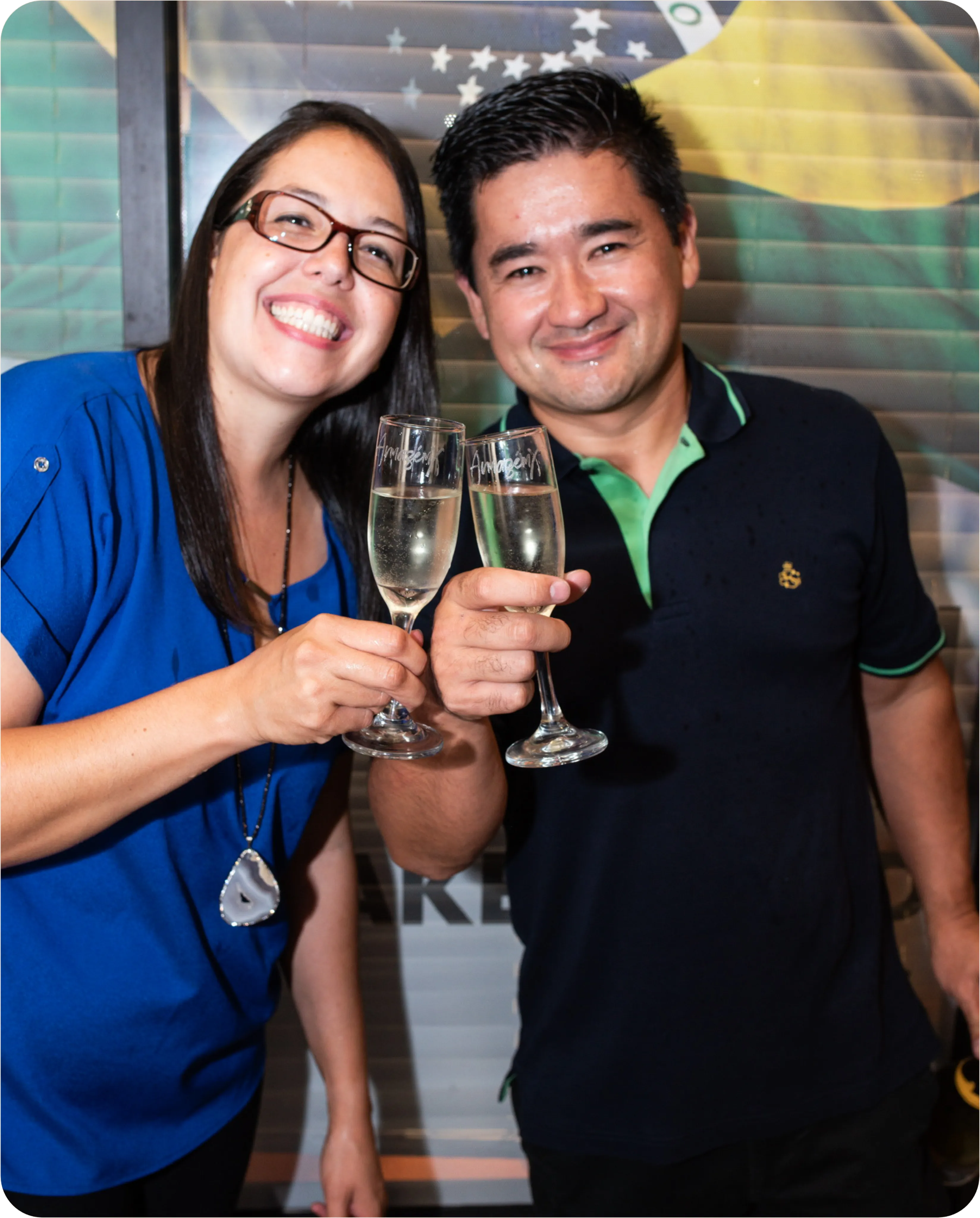 Fábia e William Xirata, fundadores do Armazém X